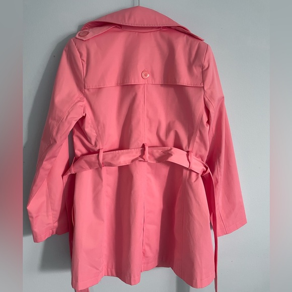 Beautiful Barbie Pink DKNY Trench coat in XS - Picture 8 of 12
